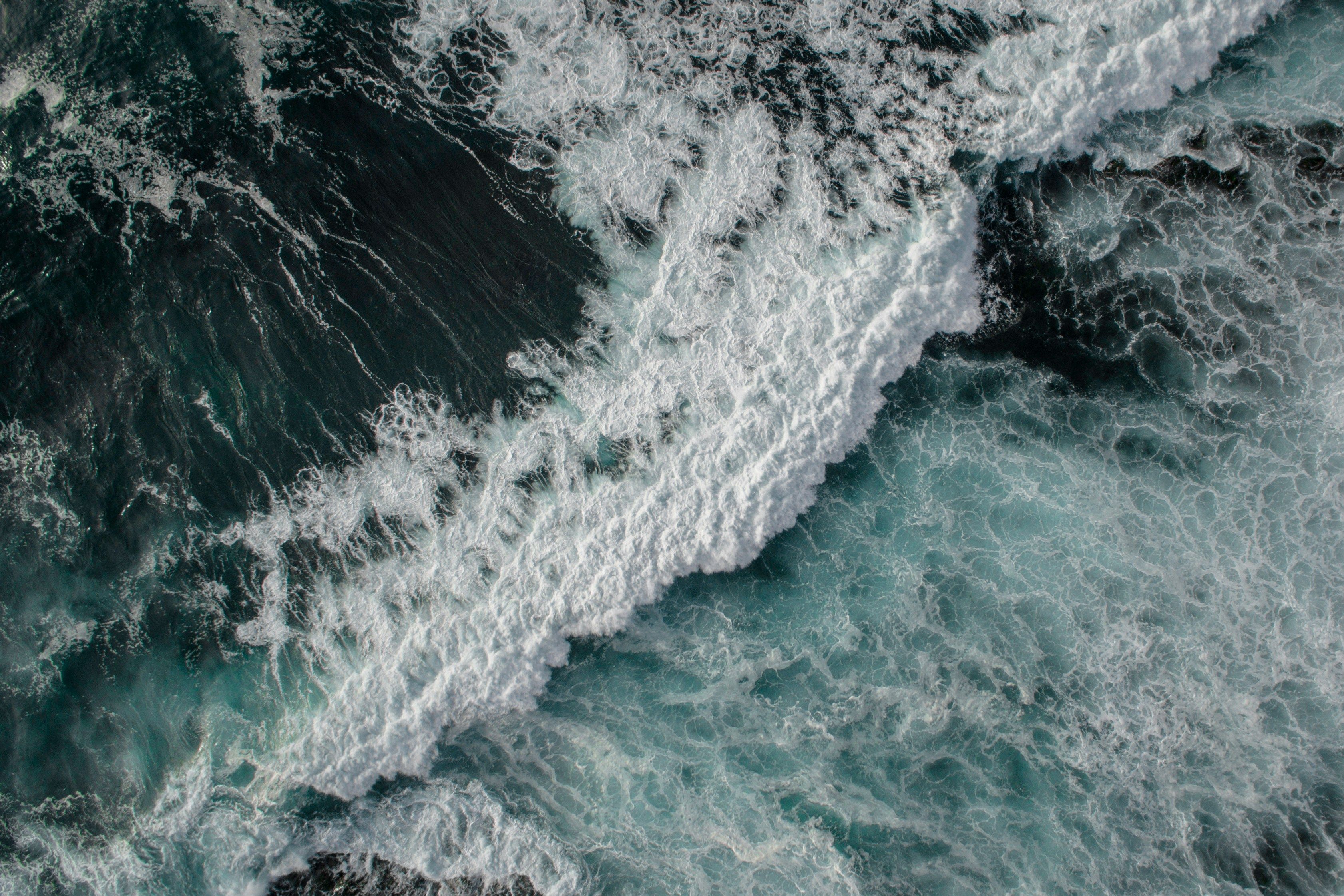 Sea from a bird's eye view