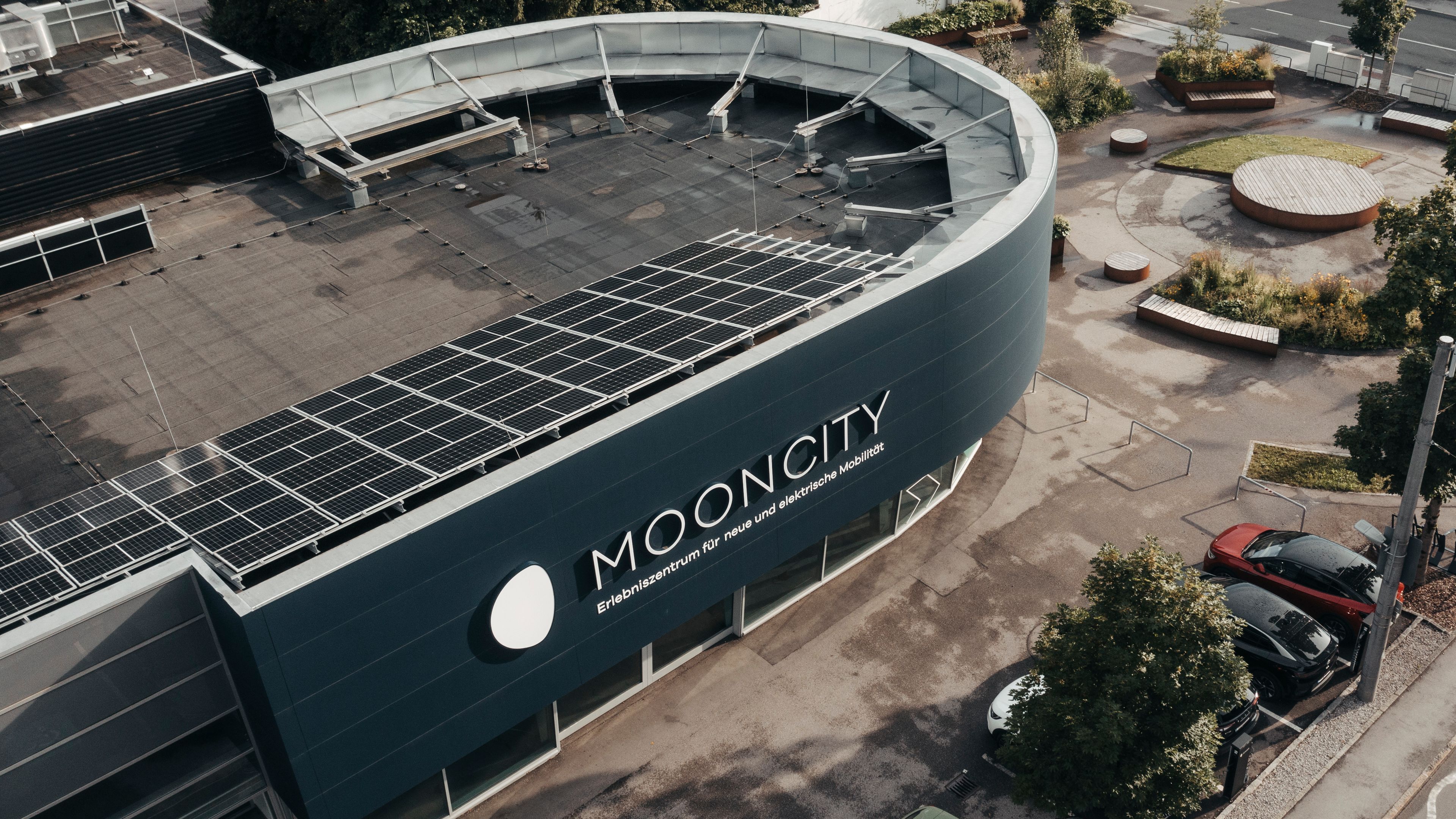 MOONCITY de uma perspectiva aérea